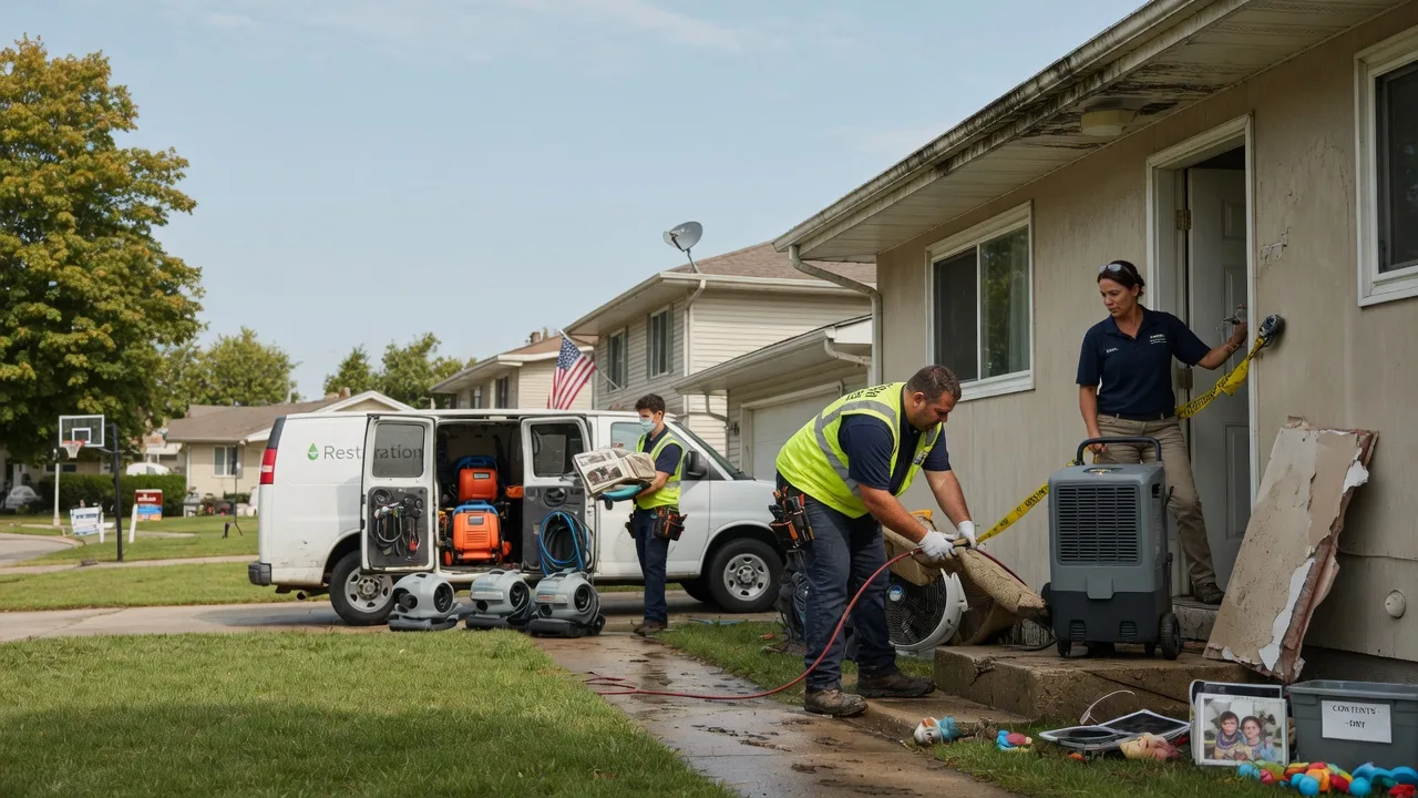 Water Damage Restoration in New Paris, IN near me